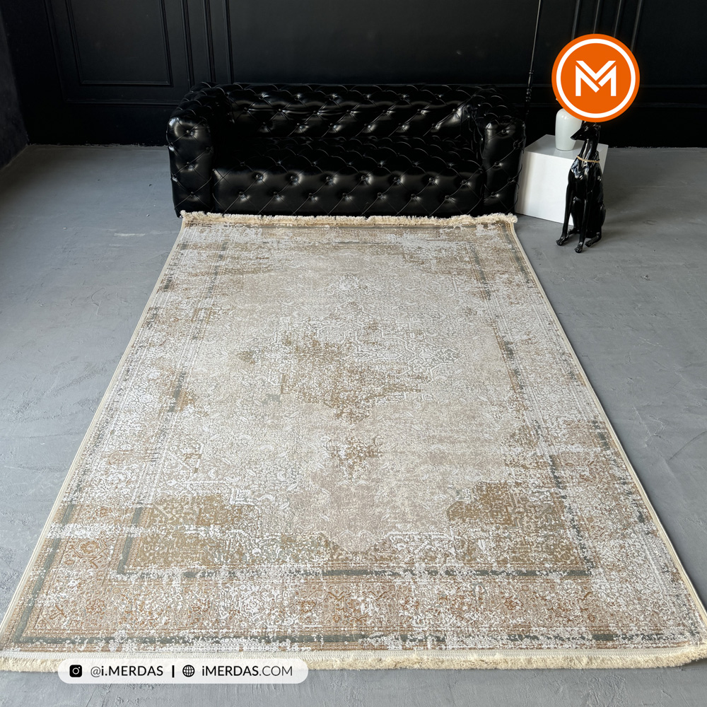 فرش کلاسیک کد GC557 زمینه تمام رنگ